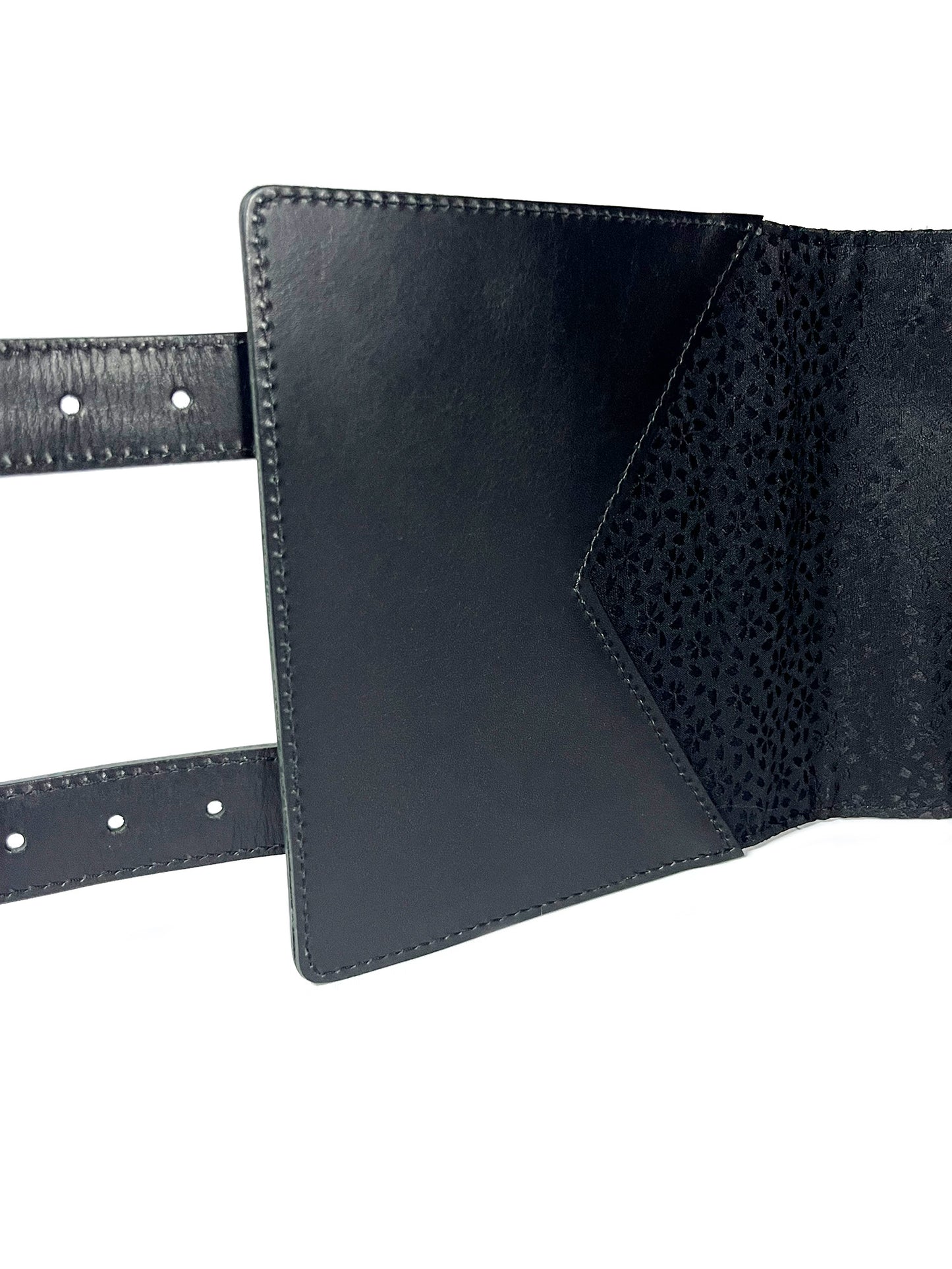 コルセット帯ベルト「孔雀羽文/太」