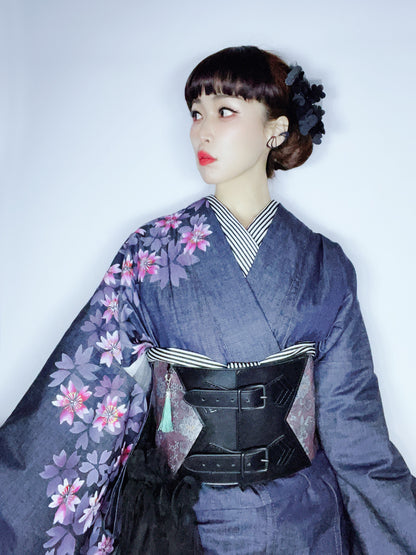 コルセット帯ベルト「極楽鳥/太」