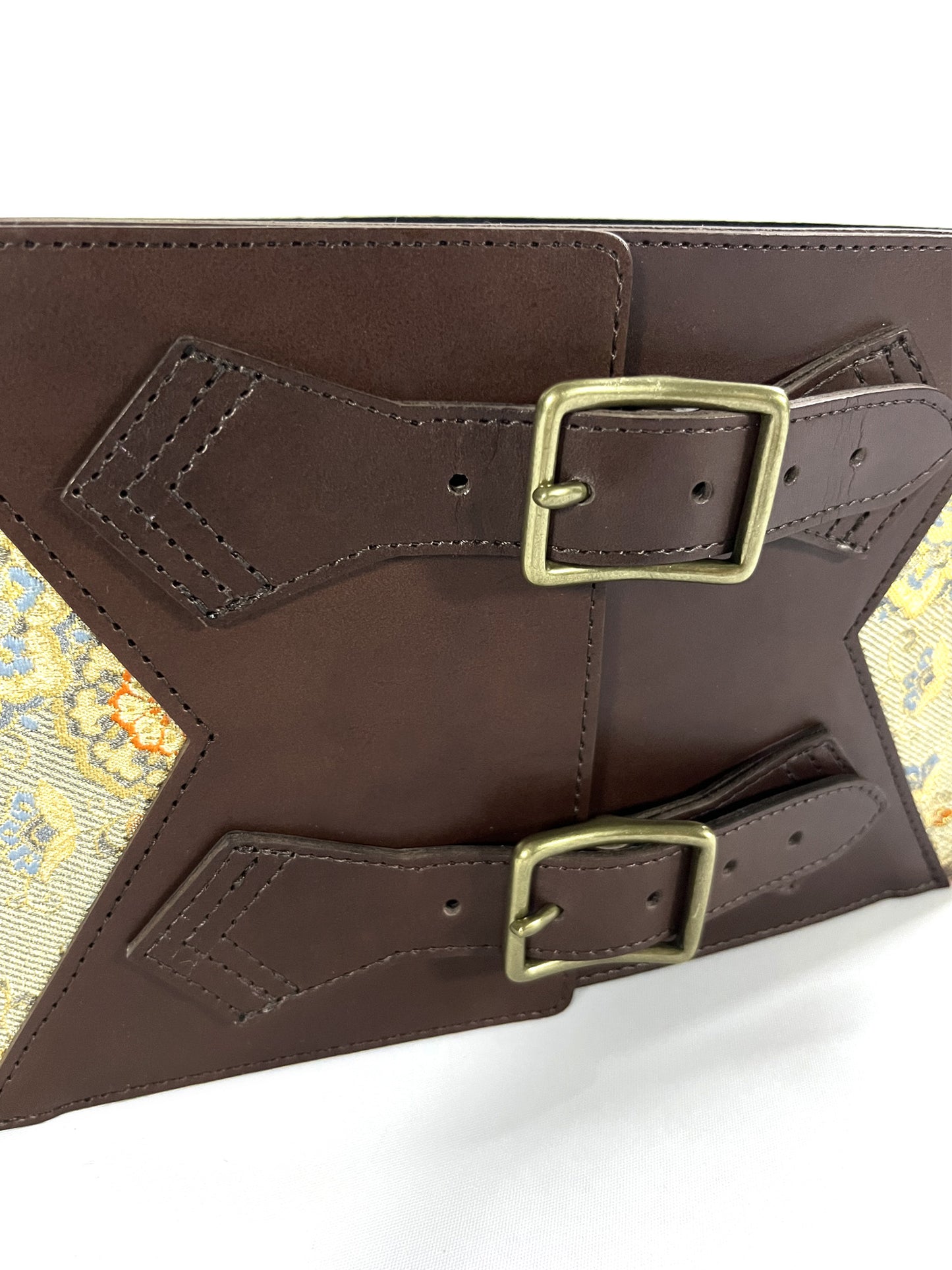 コルセット帯ベルト「華紋唐草/太」