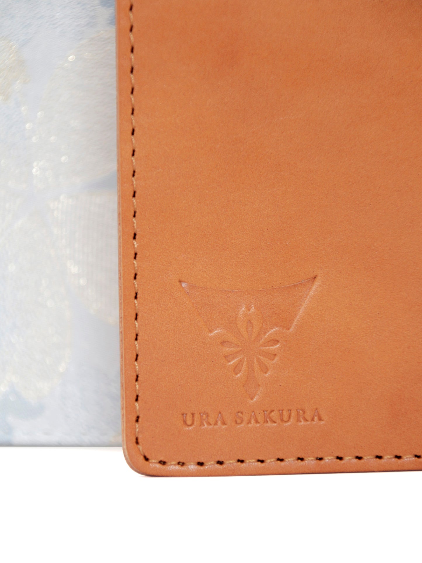 コルセット帯ベルト「桜尽くし/太/ブルー」