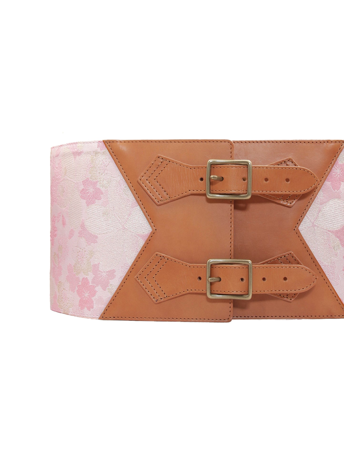 コルセット帯ベルト「桜尽くし/太/ピンク」