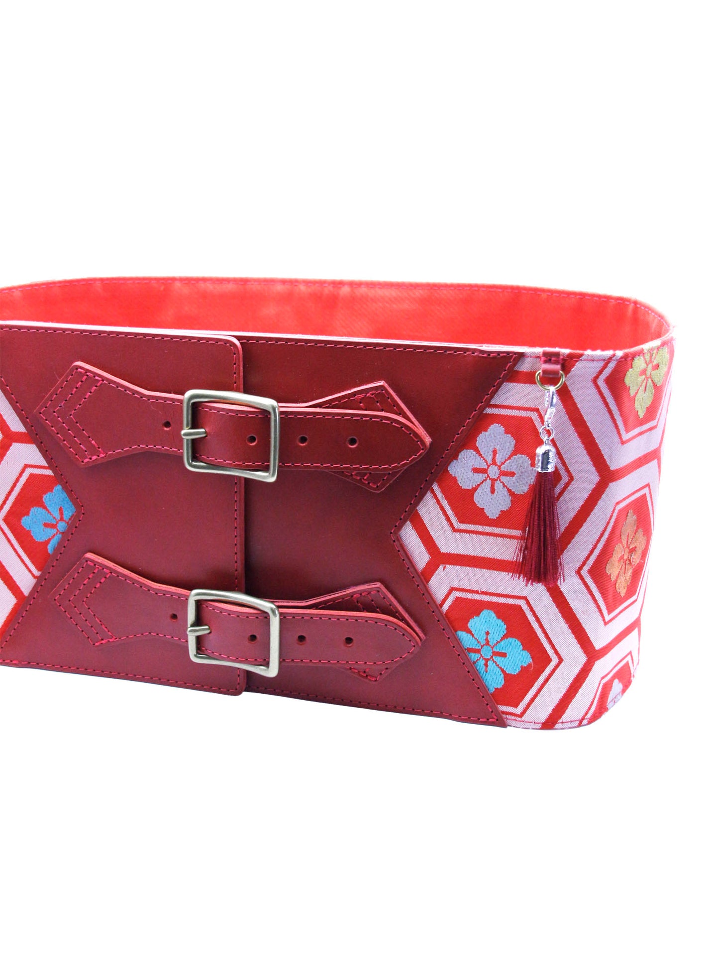 コルセット帯ベルト「アンティーク獅子/太」