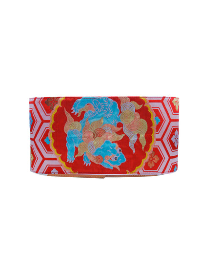 コルセット帯ベルト「アンティーク獅子/太」