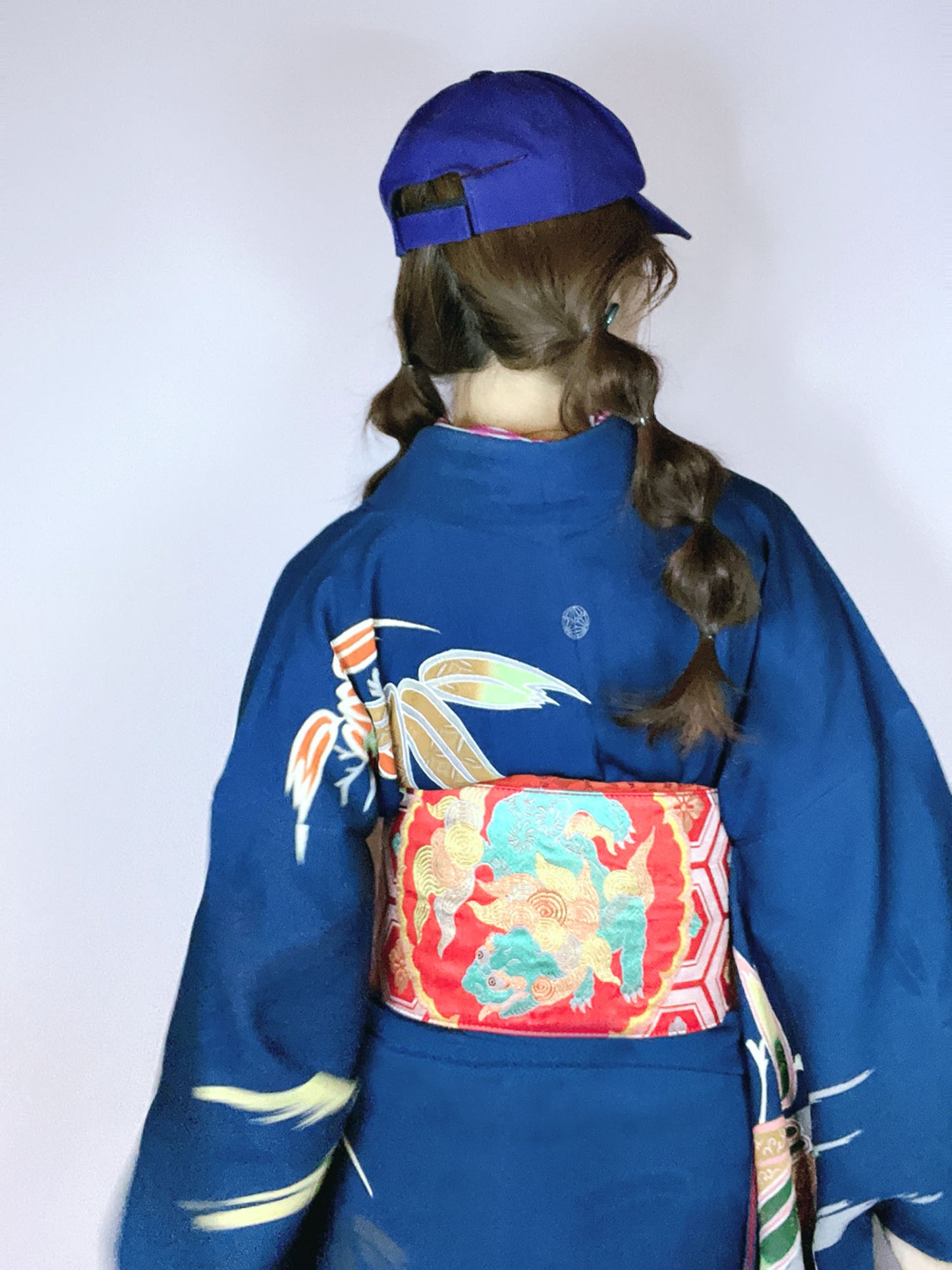 コルセット帯ベルト「アンティーク獅子/太」