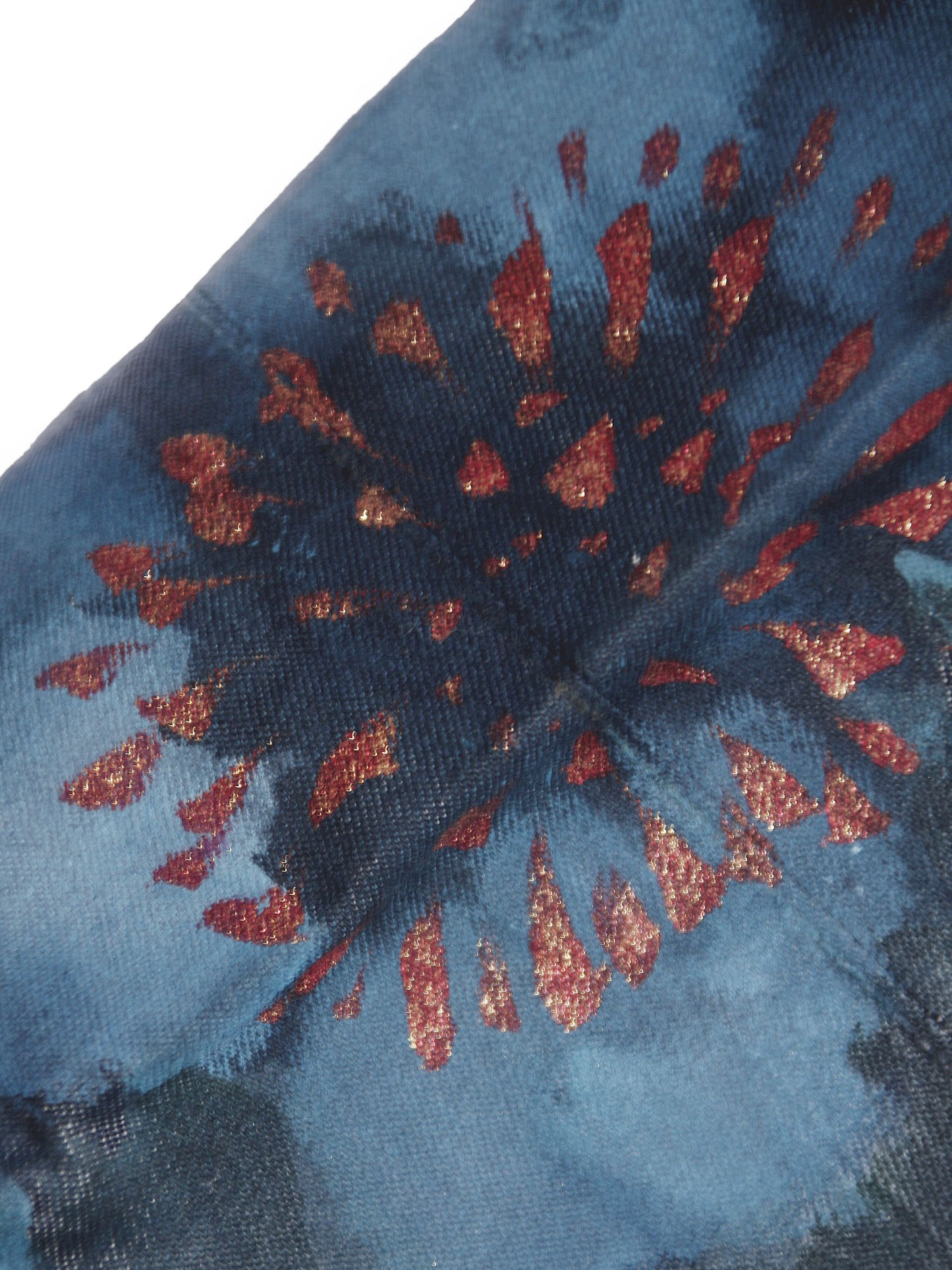 手描き友禅デニム着物「蝶MEGA牡丹」