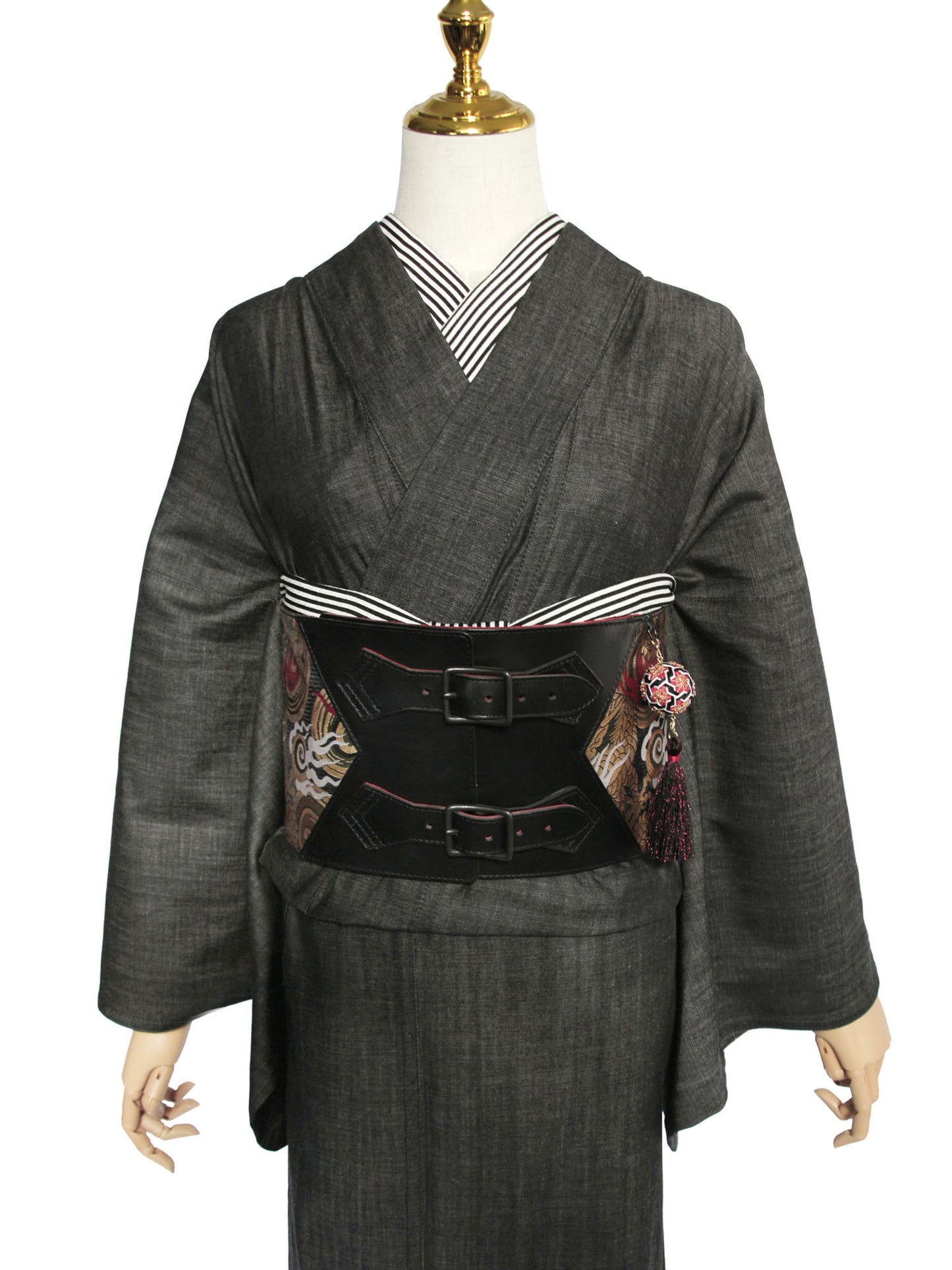 デニム着物「ブラック」