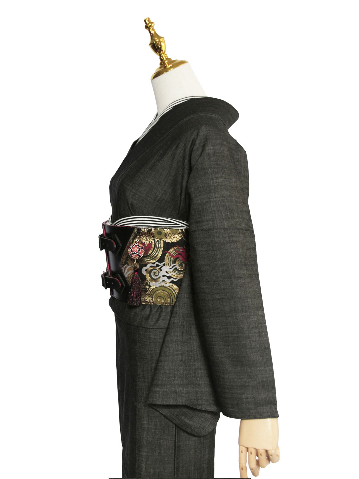 デニム着物「ブラック」