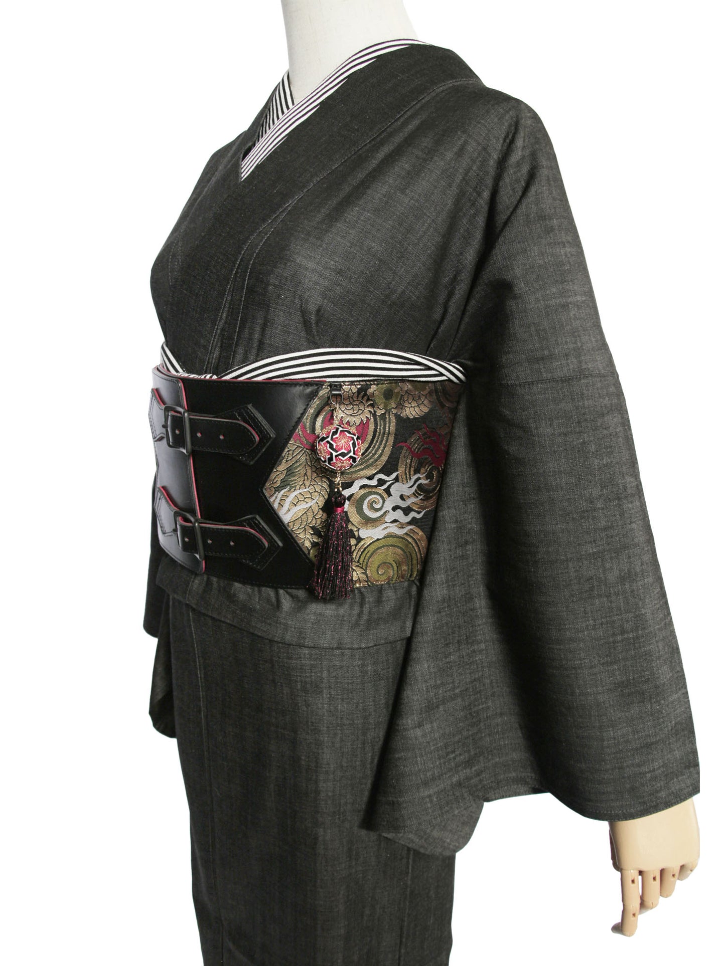 デニム着物「ブラック」