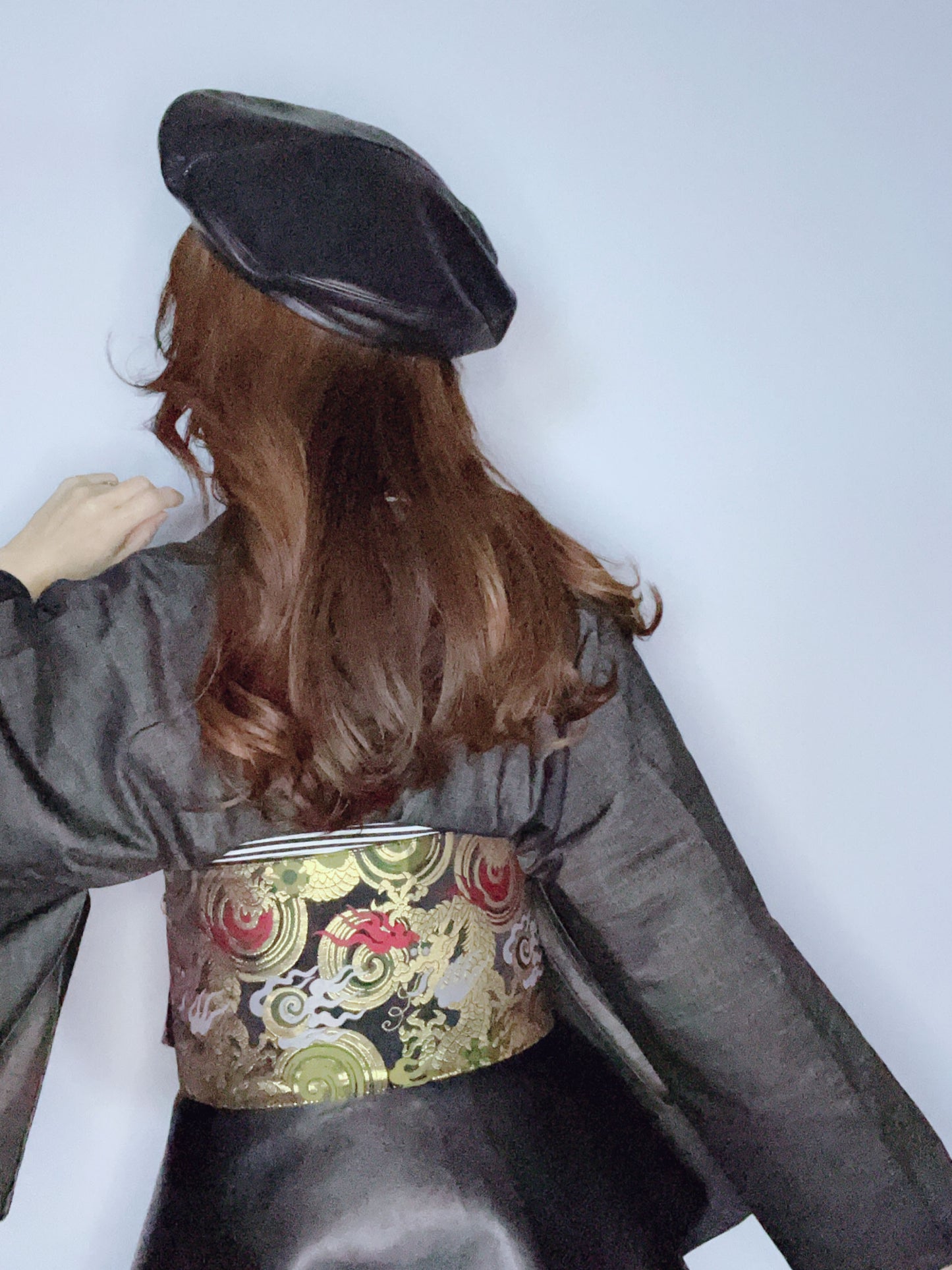 デニム着物「ブラック」